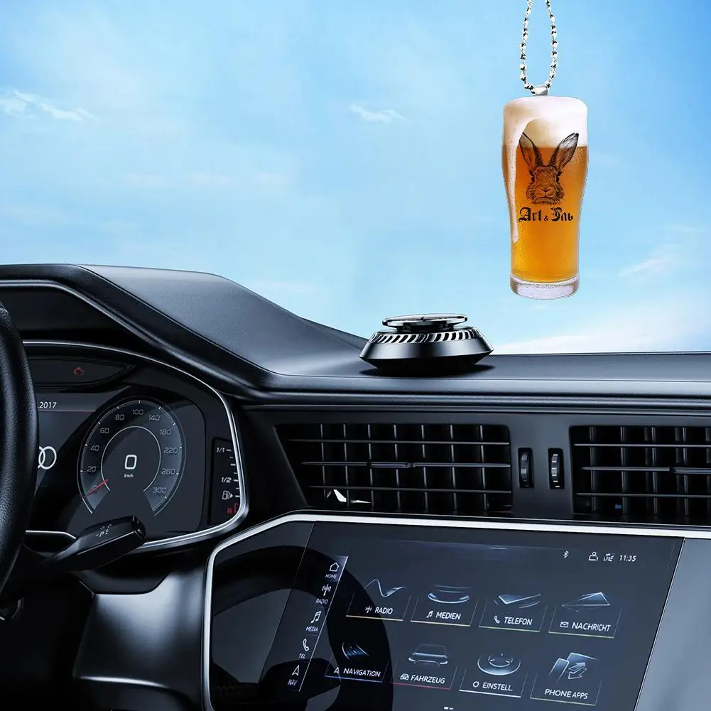 

2D акриловое волшебное зеркало заднего вида с летающим котенком, декоративный рюкзак, подвеска, брелок, декоративные изделия, домашний декор T2E4