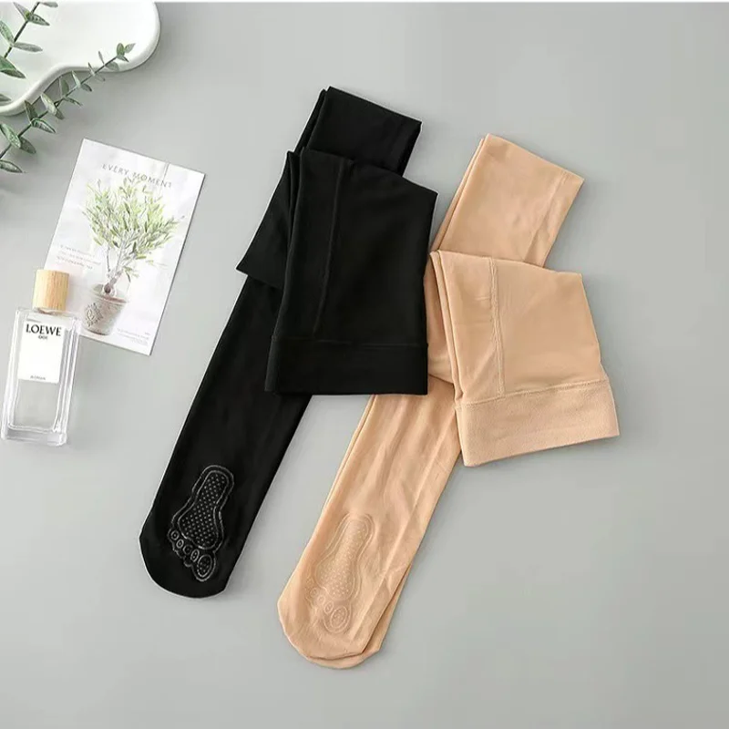 Spring New Mask Steel Stockings Anti-Hooking Thin Section of Pantyhose Female Fat and Large Feet Non-slip Silicone Stockings