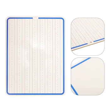 Çizgili Küçük Beyaz Tahta Panoları Kuru Silme Not Defteri Ofis Cümle Şeritleri Öğretmenler Sınıf için Mini Öğrenme Yazma