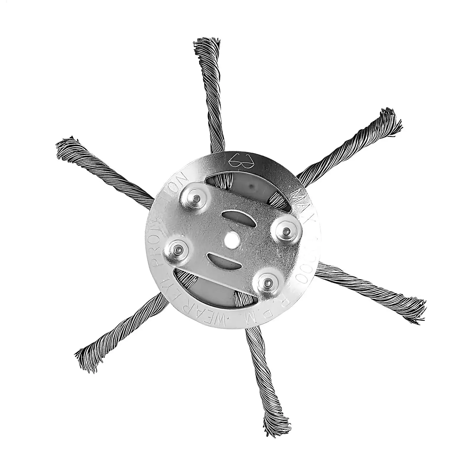Grass Trimmer Head Universal Wire Trimmer Head Replacement Metal Weeds Eater Blade For Cordless String Trimmer Wire Rope Weeds