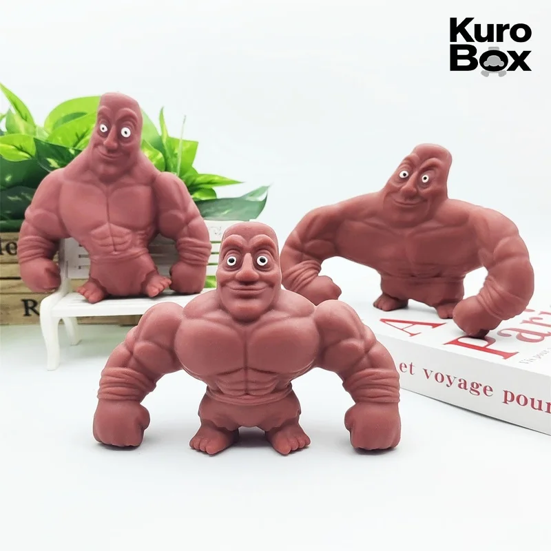ホットマッスルスクイーズトイ-ストレス解消-フィジェットトイ-ソフトサンド入り-面白いストレッチ-ノベルティ-抗不安-大人用-減圧グッズ