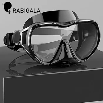 Erkekler ve Kadınlar için HD Dalış Maskeleri 180'lü Yetişkinler için Profesyonel Buğu Önleyici Dalış Maskesi °   Görüş Alanı Dalış Aksesuarları