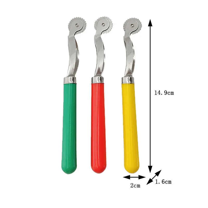 1Pcs Leather Craft Paper Cloth Overstitch Wheel Gear Roulette Spacer Sewing Tool for Crafting And Handiwork