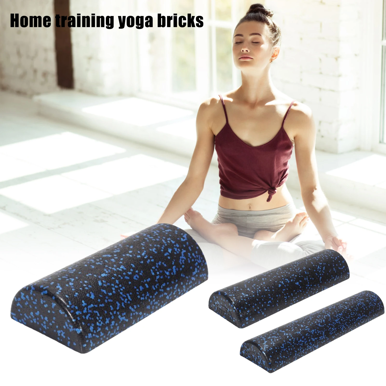 Half Round Soft Foam Roller Firm Full Body Athletic Massager for Pain Relieved Muscle Massage