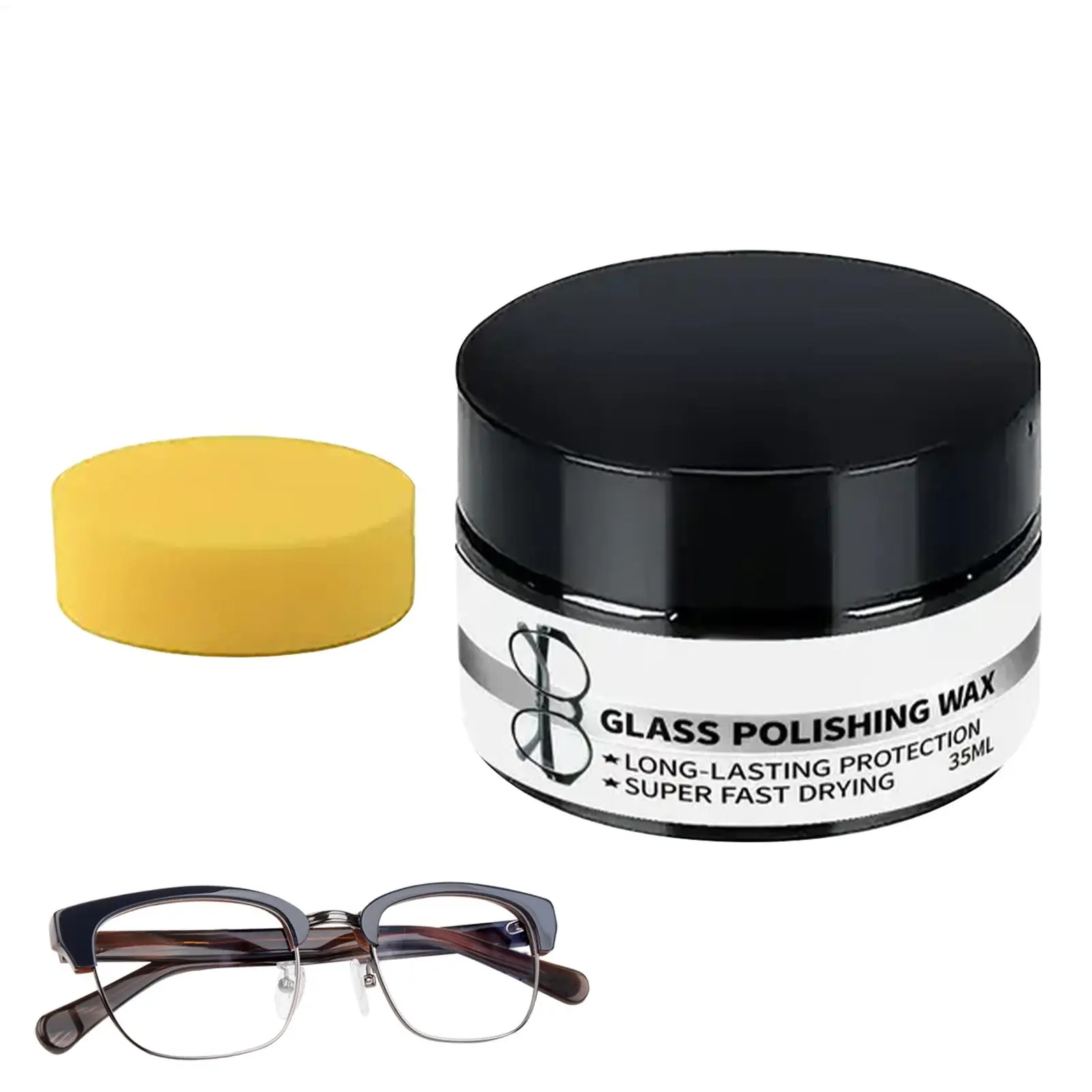 Eye Glass Scratch Remover Repair Cleaning Paste Eyeglass Lens Scratch Remover Kit for Windshield Camera Screen Watch Phone view 2
