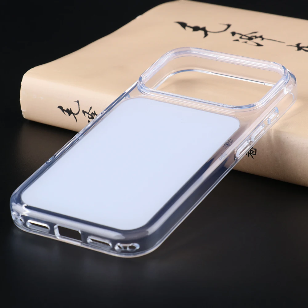 UGOjP Matte Hülle für iPhone 17 Pro Max, stoßfeste Handyhülle, kratzfest, transparenter TPU-Rahmen, mattierte, harte PC-Rückseite, Schutzhülle – Detail 2
