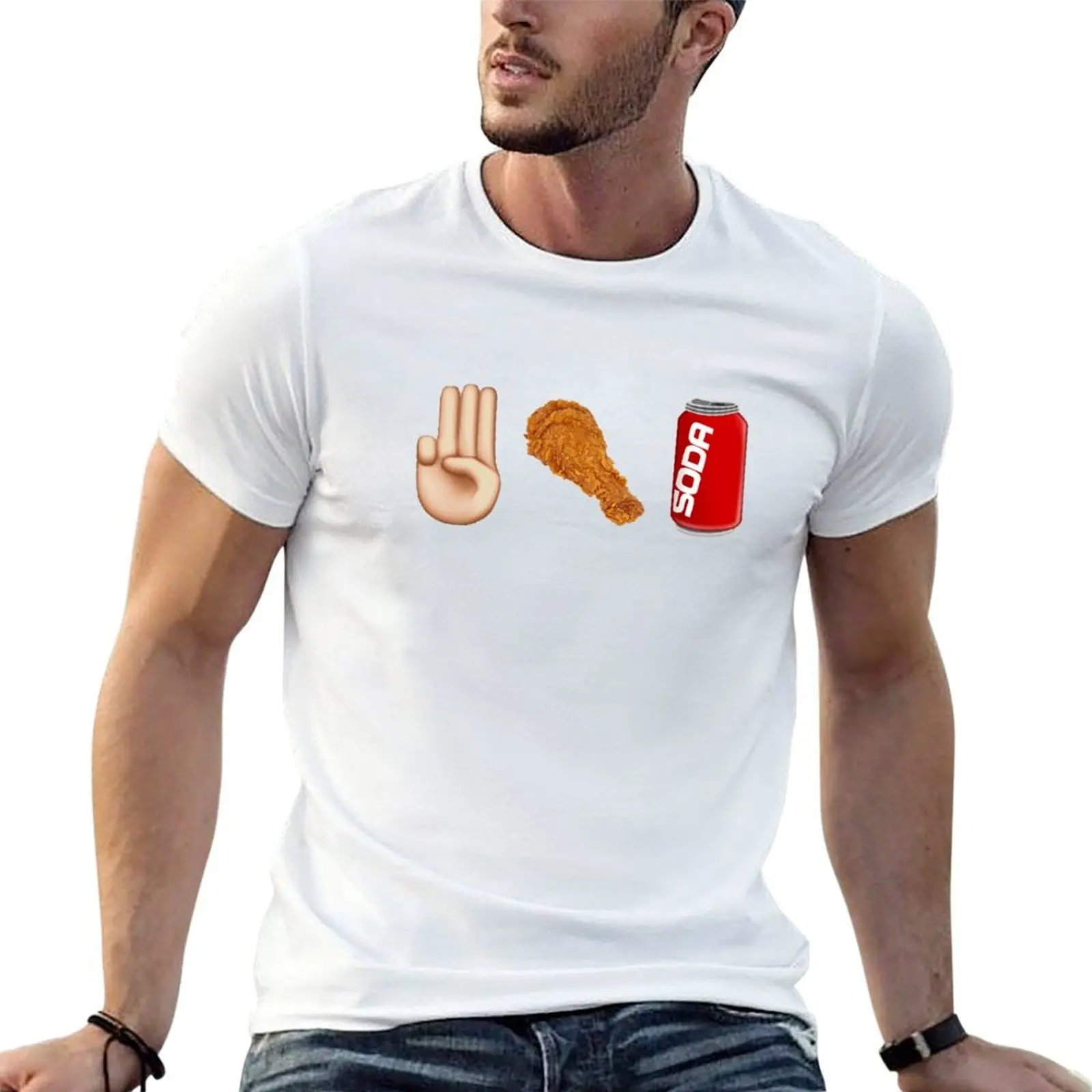 Jorge Masvidal 3 piece and a soda T-Shirt t shirt man casual funny t shirts dark humor t shirts for man cotton funny T-shirt