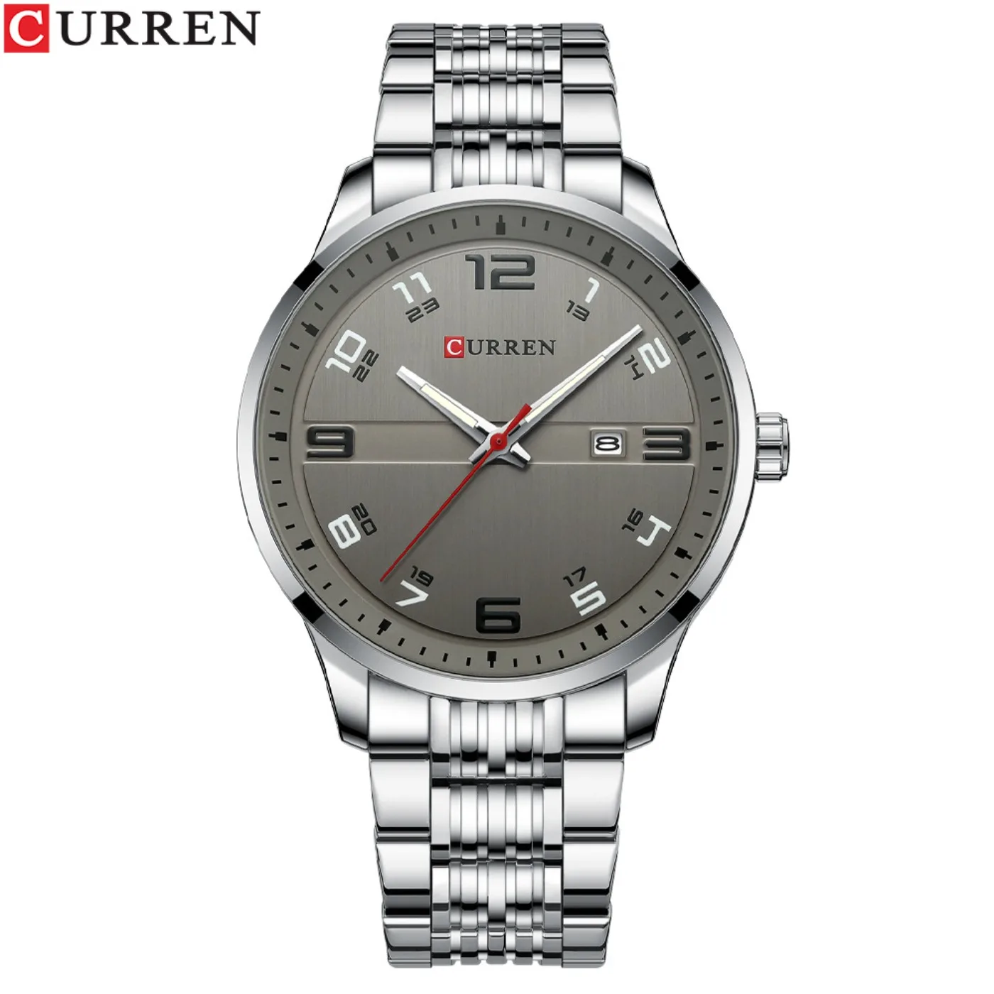 CURREN Men Fashion Casual Business Watches Men's Quartz Clock Male Stainless Steel Strap Wrist Watch Relogio Gifts