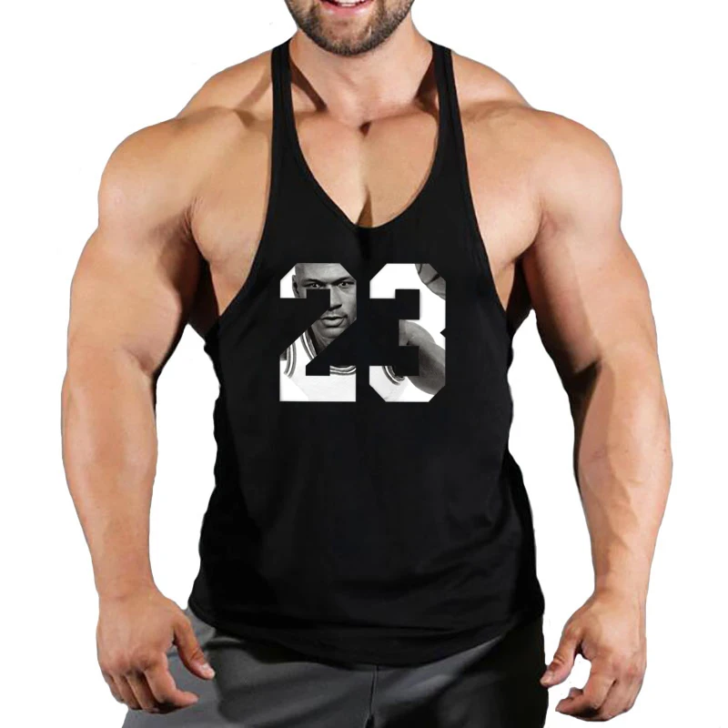 

New Stringer Tank Top Gym Sleeveless Shirt Men Fitness Vest Singlet Sportswear Workout Tanktop Arrivals Bodybuilding