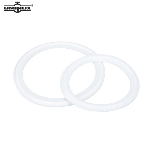 Imagen 2 del producto Junta QMINOX de PTFE, triple abrazadera de calidad alimentaria, sello de PTFE sanitario, anillo de goma de abrazadera de 1/2 ""-6"", junta de alta calidad, 2/5 paquetes