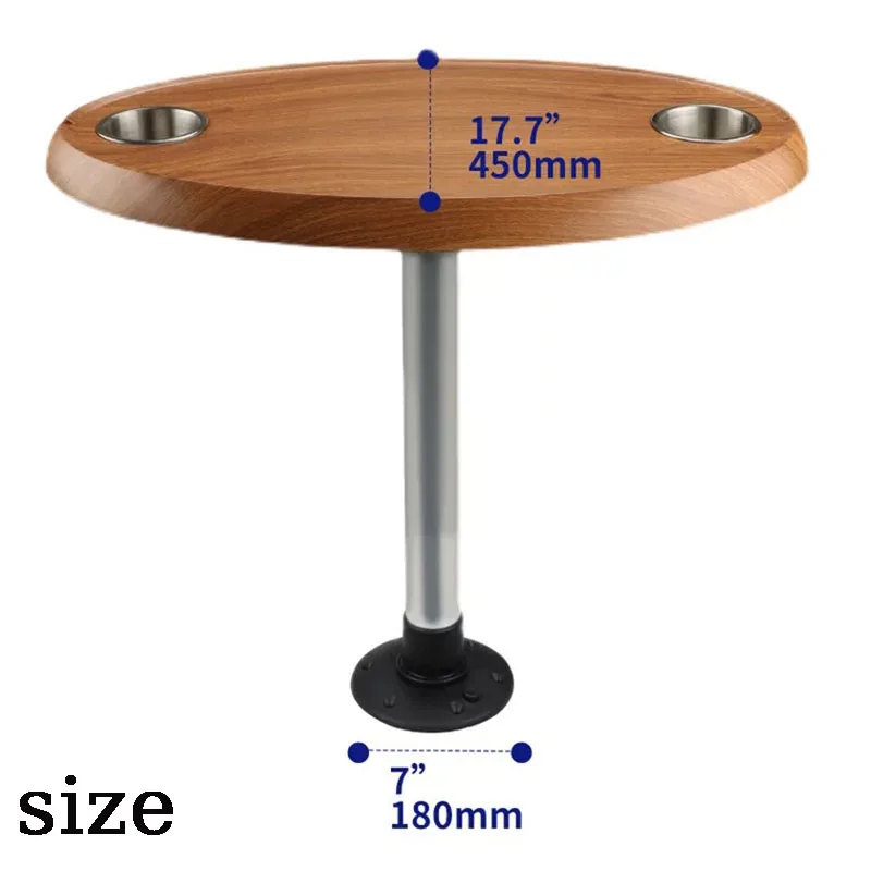 Mariene Hardware Accessoires Roestvrij Yacht Boot Thee Tafel Ronde Salontafel Salontafel Bijzettafel Voor Boot, Marine, rv, Thuis