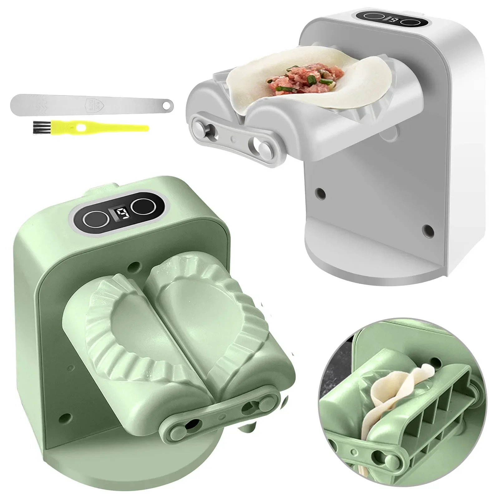 Electric Dumpling Maker Automatic Dumpling Mould Machine Pressing Dumpling Skin Empanada Ravioli Mould Kitchen Tool Accessories