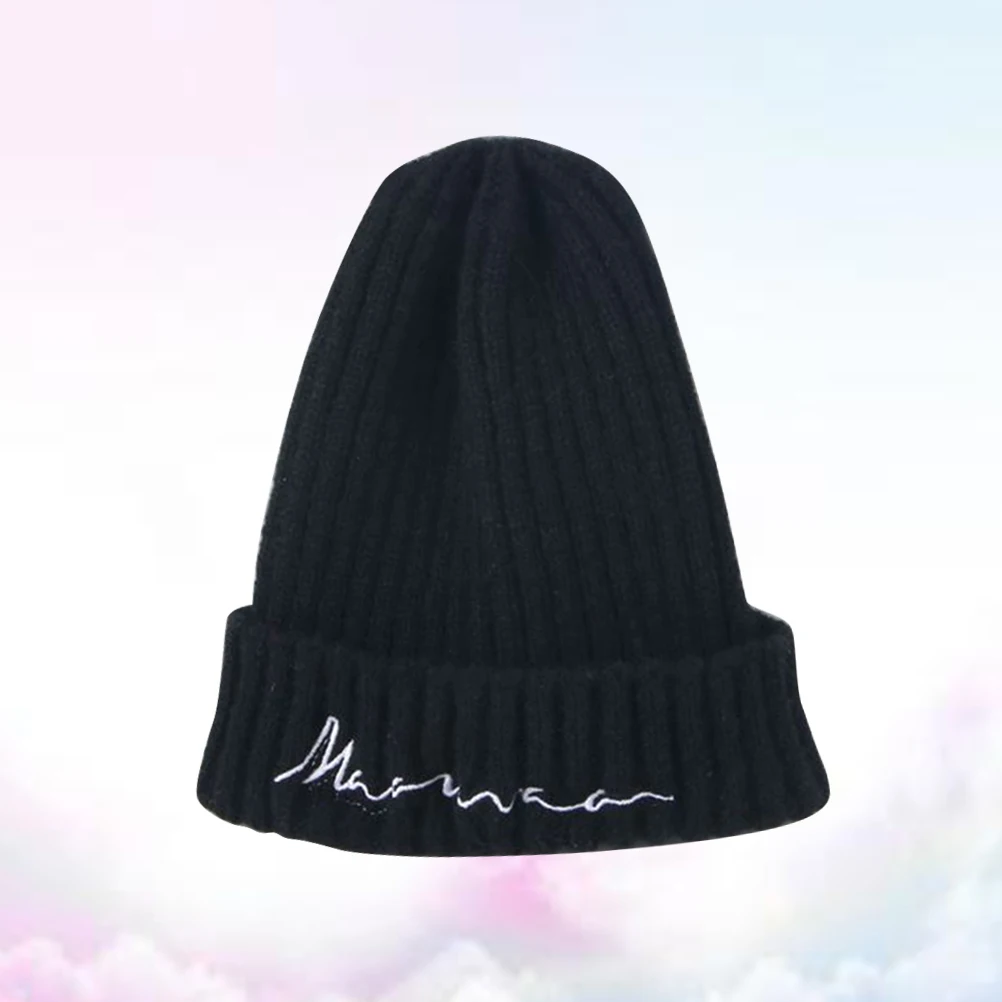 

Children's Woolen Hat Headwear Warm Beanie Cap Winter Adorable Casual Kids Knitted