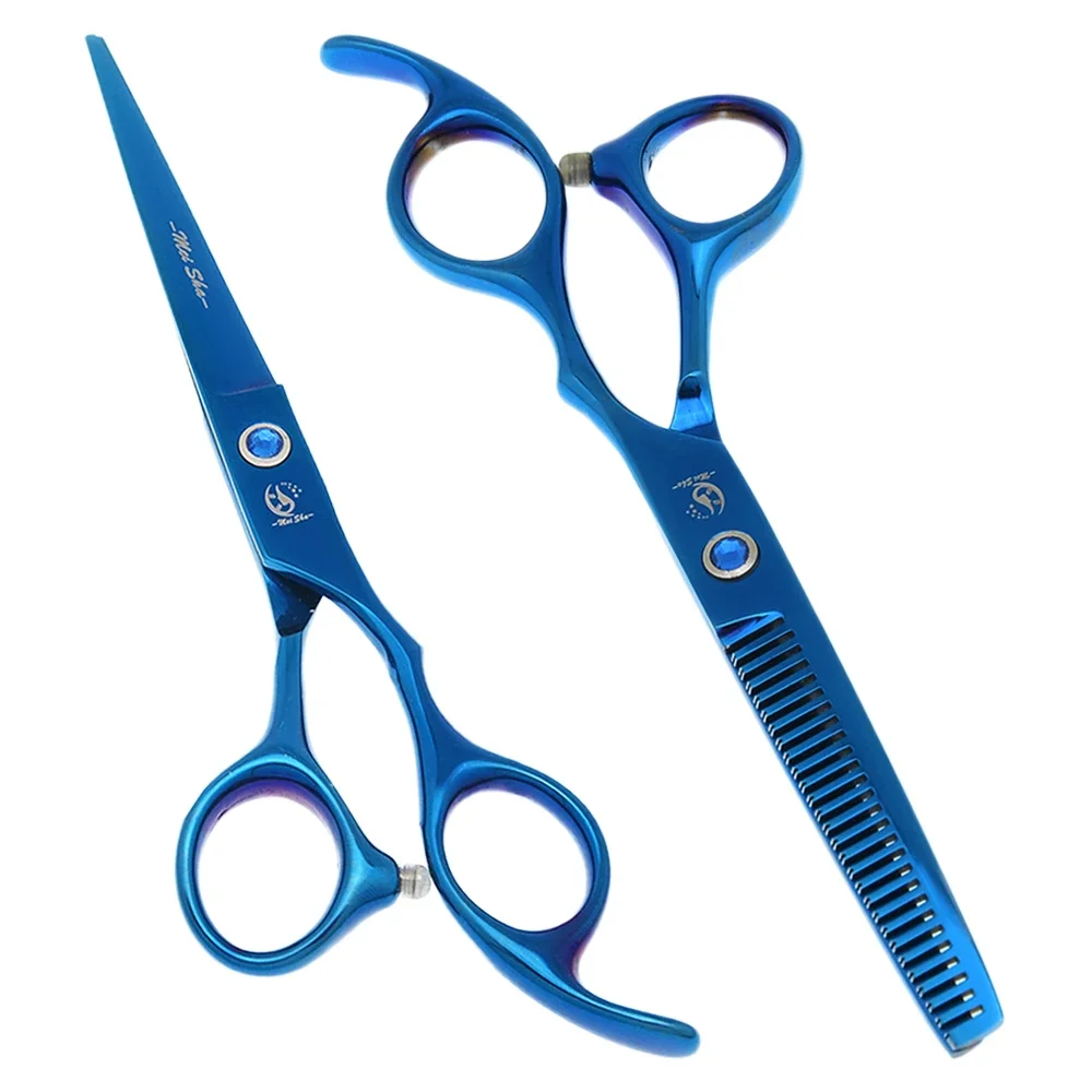 

6.0" Hairdressing Hair Scissors Kit Stainless Steel Salon DIY Professional Barbers Hair Cutting Shears Thinning Scissors A0175A