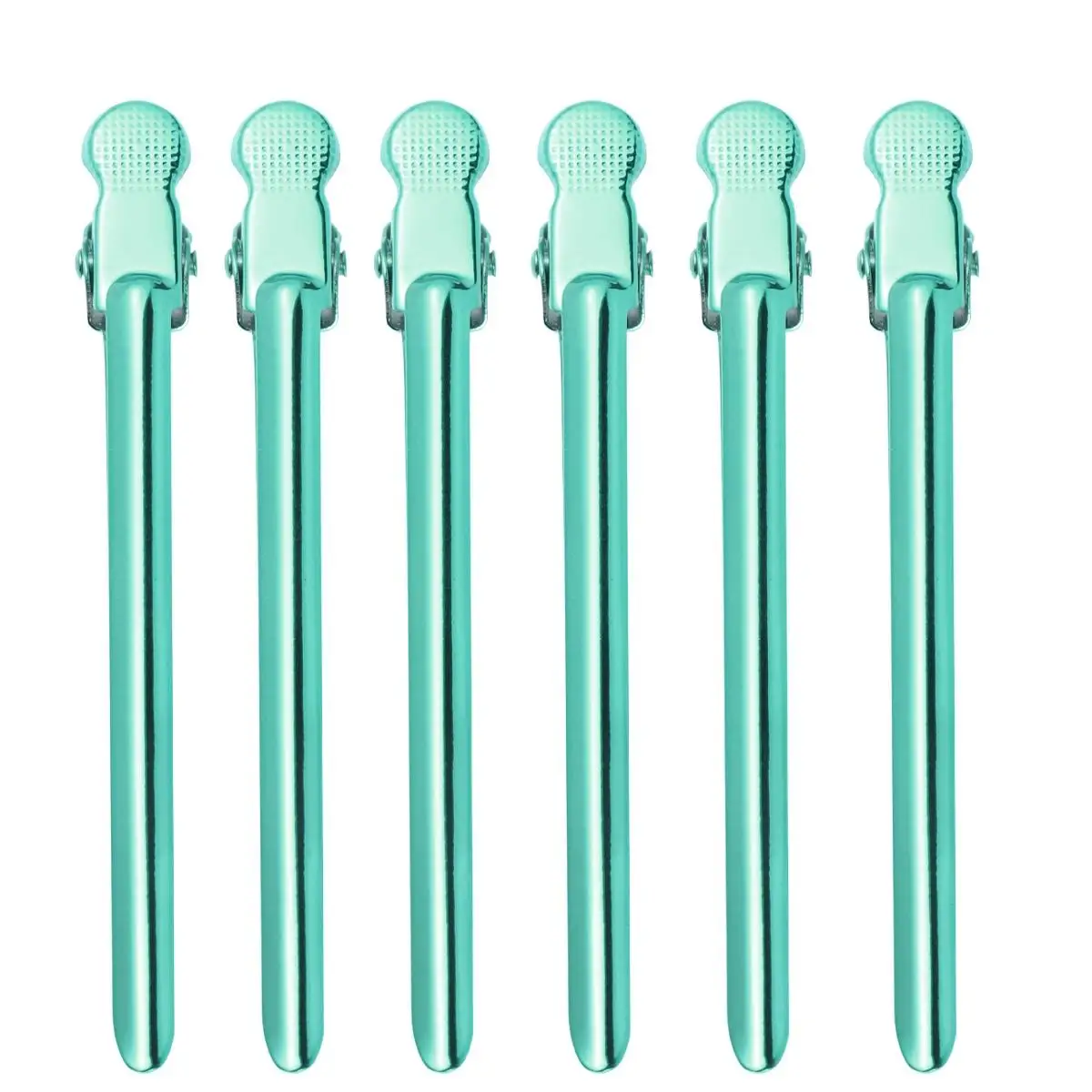 

6 Pcs Large Hair Barrette Clips Mini Hairdressing Dryer Brush Toddler Gold Accessories