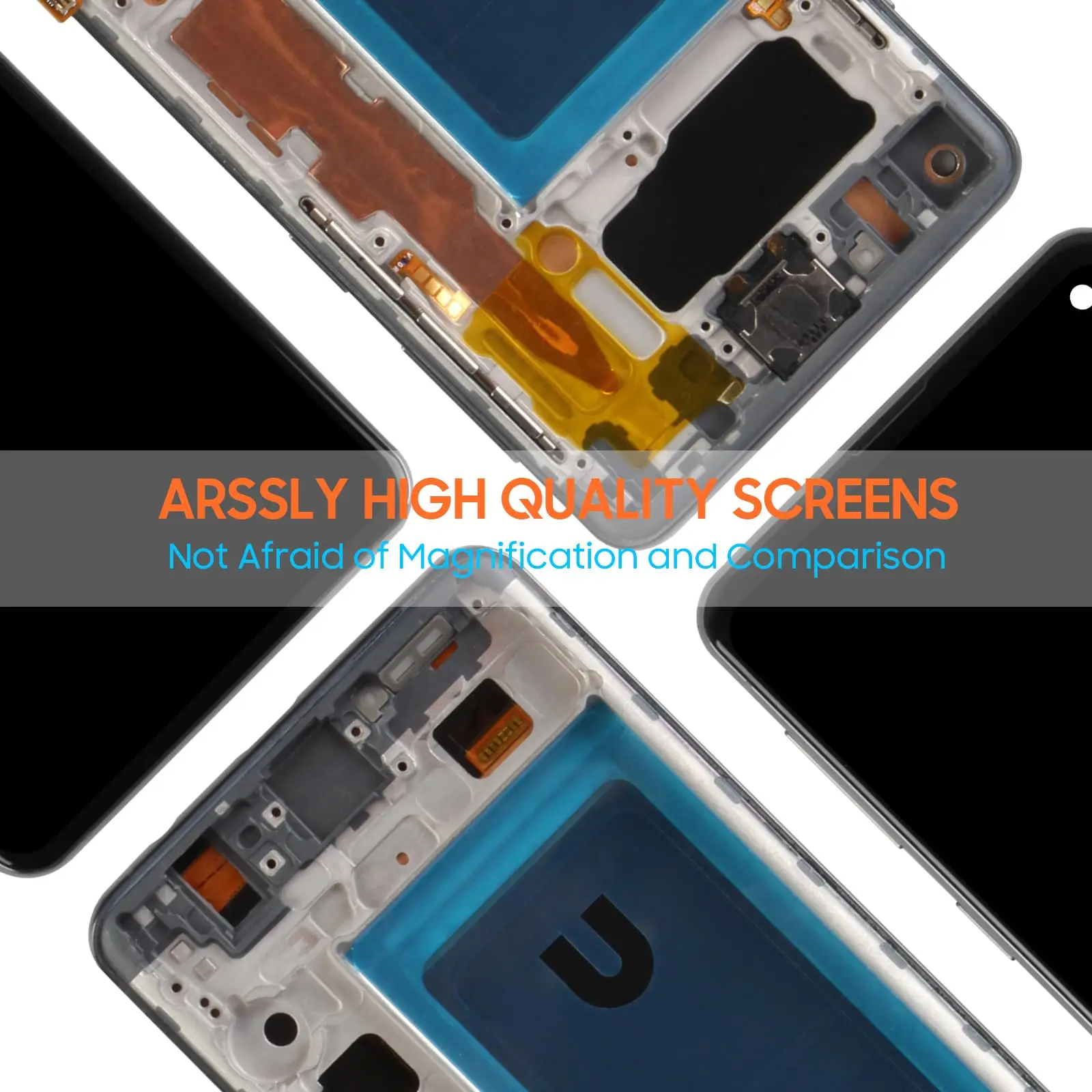 Sostituzione dello schermo OLED S10 per samsung s10 display LCD G973F G973U digitalizzatore Touch screen per cornice dello schermo samsung galaxy S10