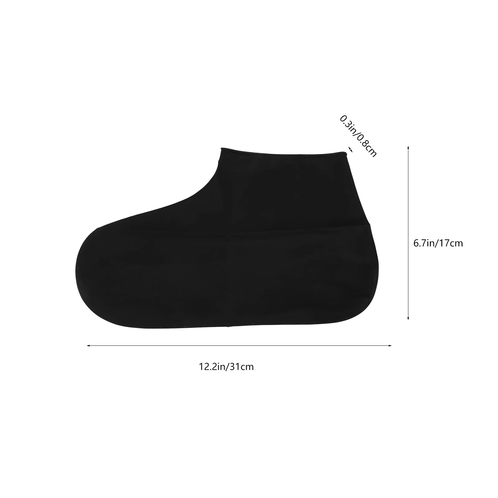 1 paio di copriscarpe impermeabili copriscarpe in silicone elastico antiscivolo scarpe antipioggia protezione copriscarpe da ciclismo per escursionismo all'aperto