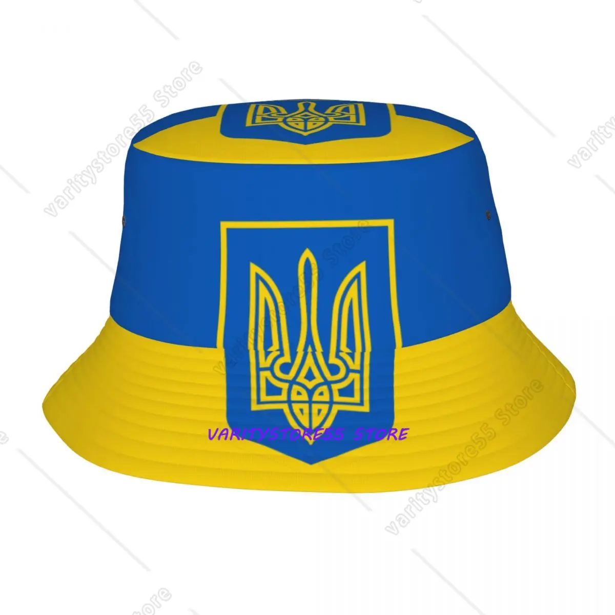 Beach Hatwear Ukraine Flag Stuff Bucket  Trendy Unisex  Sun Hat Ukrainian  Fishing Fisherman Cap Sport