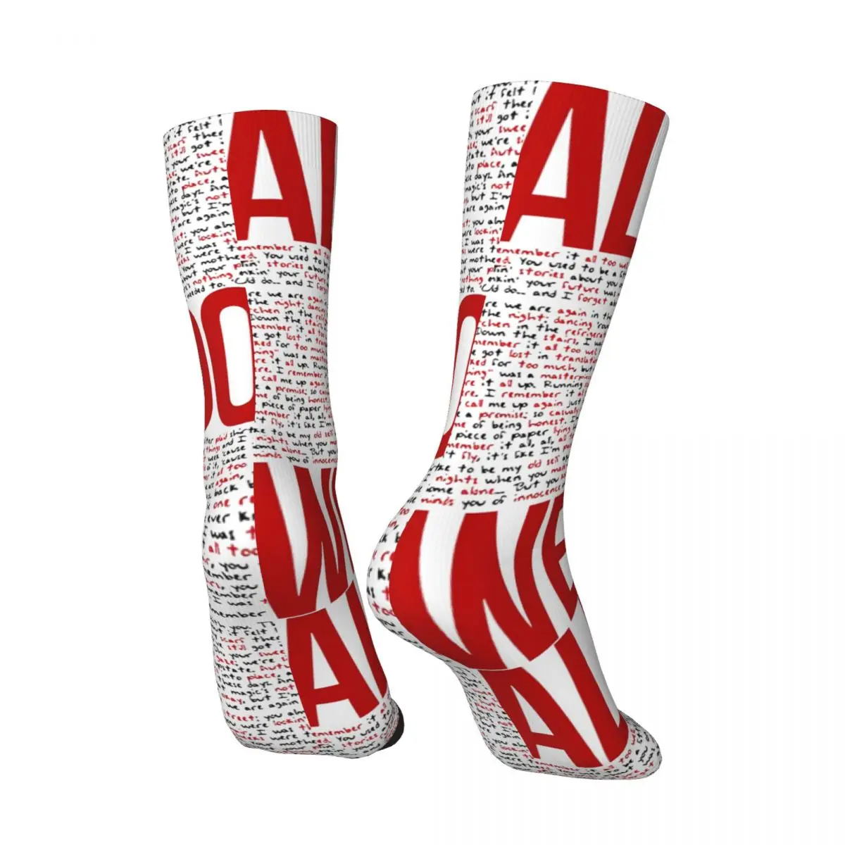 Calcetines de invierno demasiado bien, medias blancas, moda para mujeres y hombres, calcetines de alta calidad, diseño para correr, calcetines deportivos antisudor