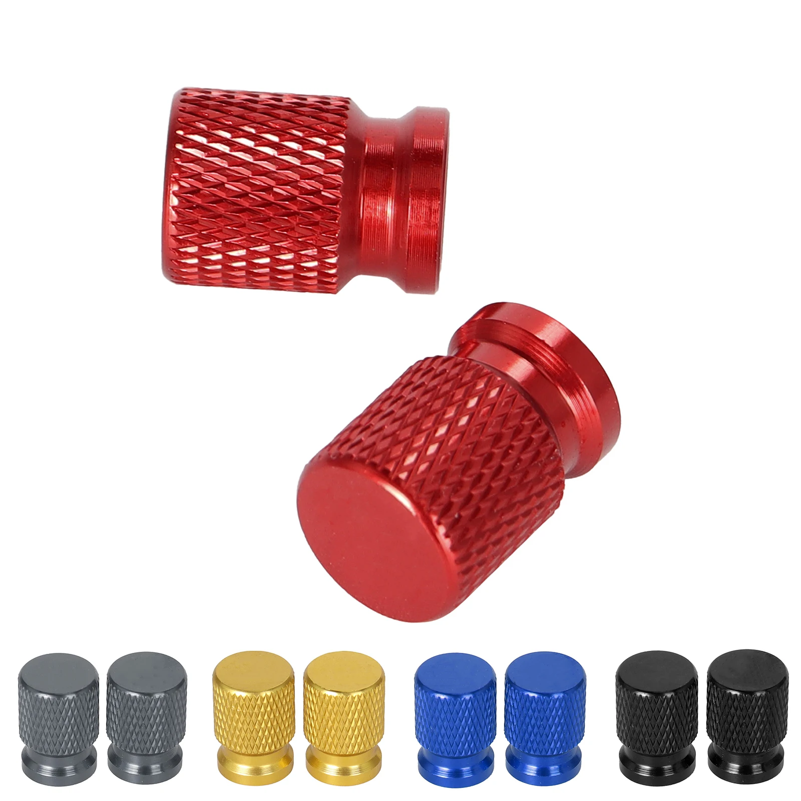 

5 Colors Motorcycle Aluminum Alloy Tire Wheel Parts Valve Stem Caps Cover Dust-proof Universal For Yamaha Honda Kawasaki