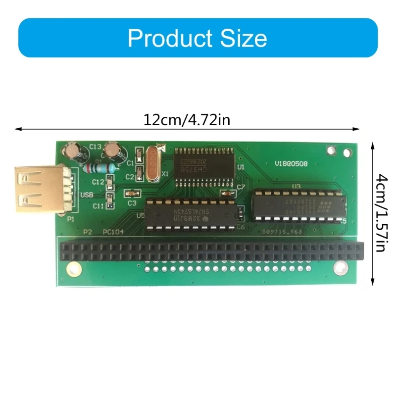 PC104 para placa adaptadora conexão USB aprimora suporte periférico computador