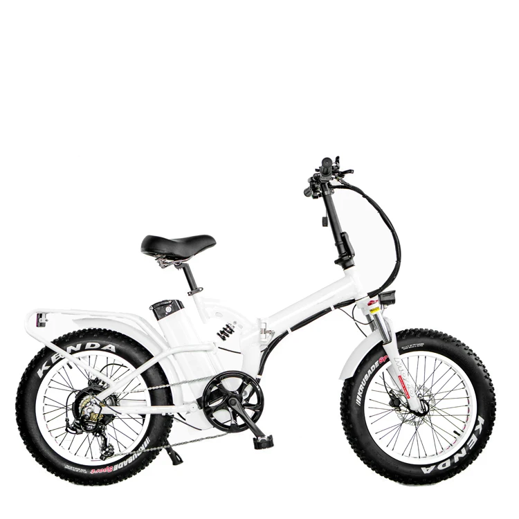 

20" 4.0 Fat Snow Tire 1000W 52V 21AH Lithium Battery Dual Suspension Electric Adult Mountain Folding Bike Wholesale Cheap USA
