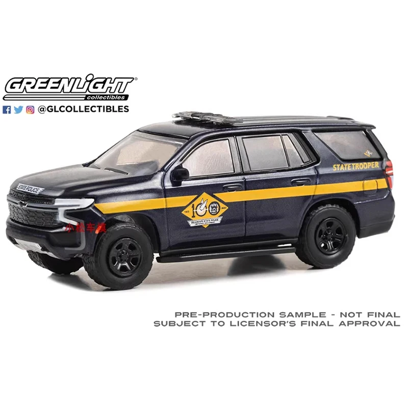 

Литой под давлением Greenlight, масштаб 1:64, 2023, TAHOE, полицейский костюм, авиационный сплав, имитация модели автомобиля, коллекция, игрушка, подарки