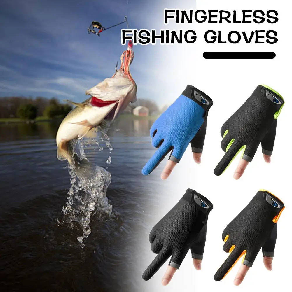 UV Protection Fishing Gloves for Women Men Breathable Half Finger Gloves for Outdoor Rowing Kayaking Hiking Paddling Sailing
