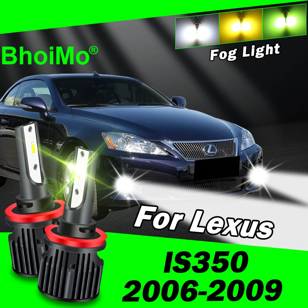 

BhoiMo Front Fog Light Lamp For Lexus IS350 2006 2009 Led Bulb 2007 2008