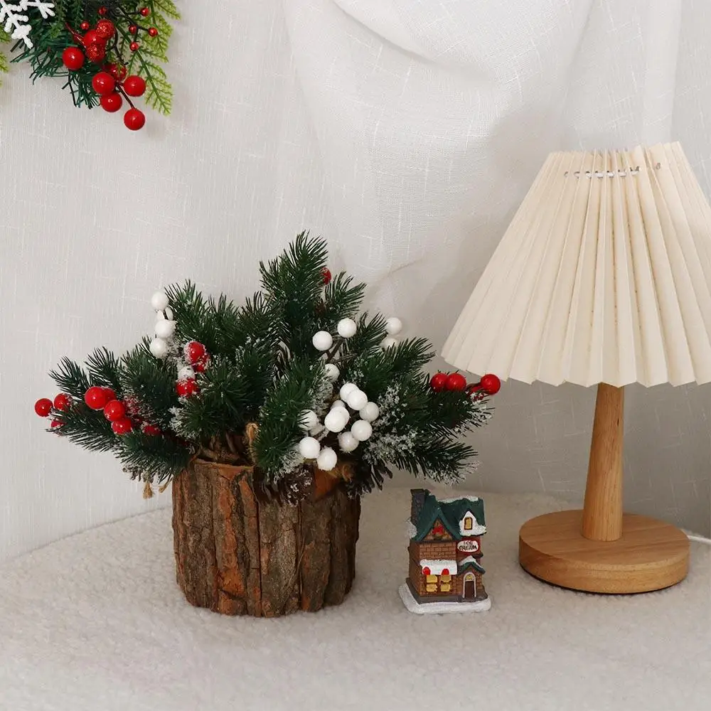 Stationery Storage Wooden Bark Pen Holder Cosmetic Holder Multifunctional Desktop Organizer Minimalism Stationery Box