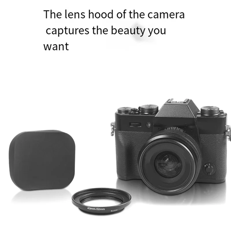 

ABMF-Square Shape Lens Hood 52Mm For DSLR Camera Mirrorless Lens Camera Photography Accessories