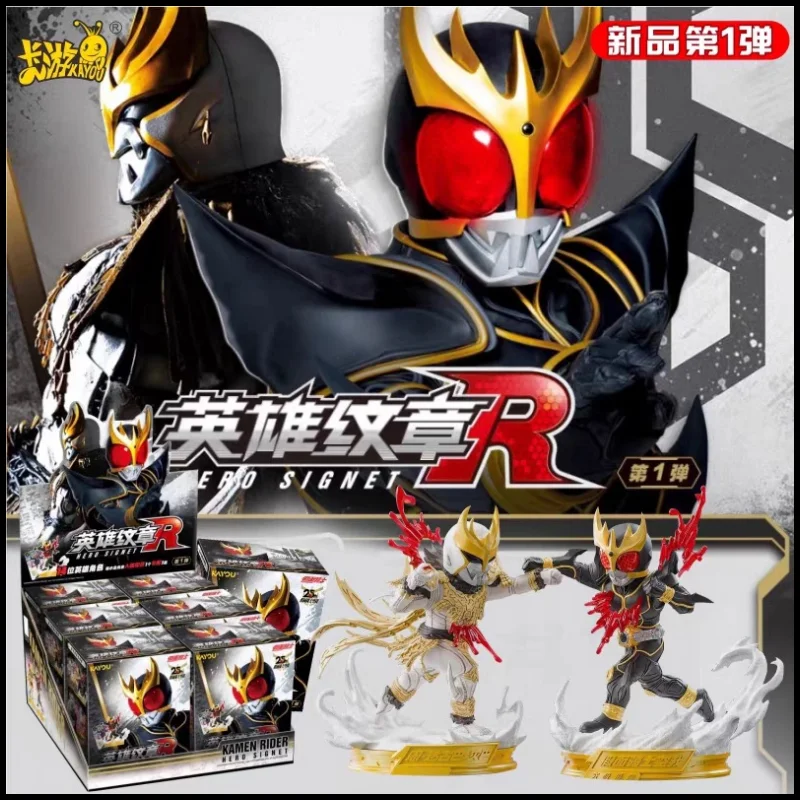

Горячее в наличии Kayou Kamen Rider Фигурка Герой Эмблемы Серия Фигурка Печать Фигурка Игрушка Слепая коробка Аниме Периферийные праздничные подарки