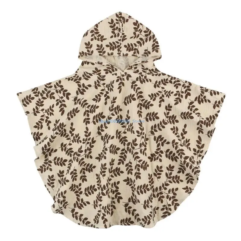 K9FF طفل منشفة استحمام بغطاء للرأس للرضع صبي فتاة تنفس قماط يلتف منشفة استحمام دافئة مريحة التجفيف السريع البشكير