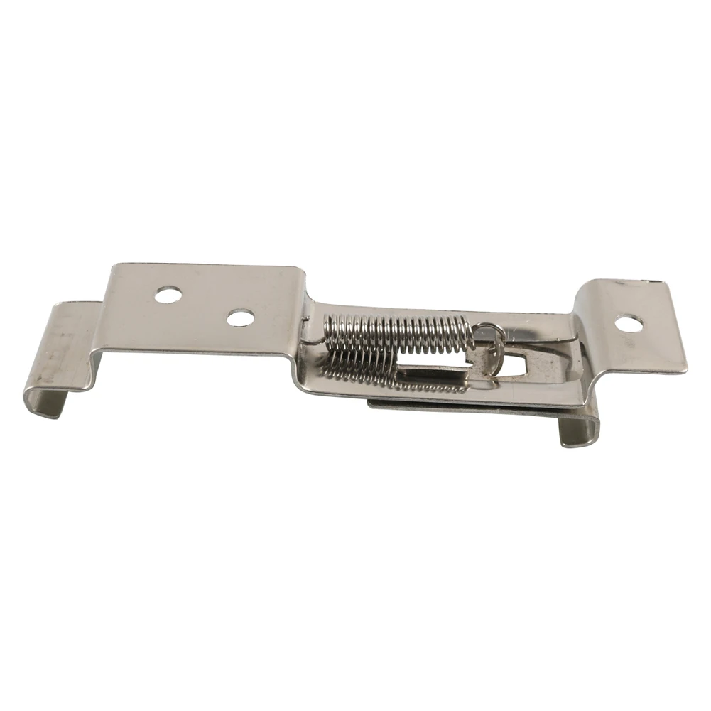 2 Pieces Trailer Number Plate Holders Clips Stainless Steel Spring Loaded License Plate Brackets Numberplate Clamps Trailers