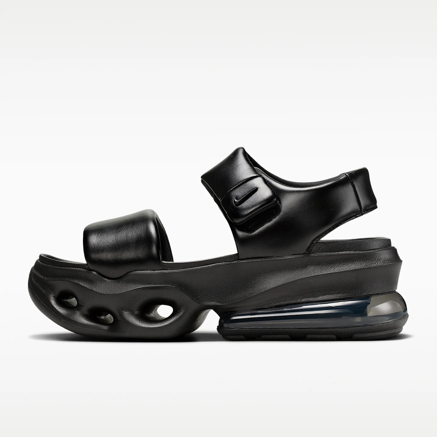 Nike Authentic AirMaxHalo New Women's Black Charcoal Grey Street Sandals IO1959-012