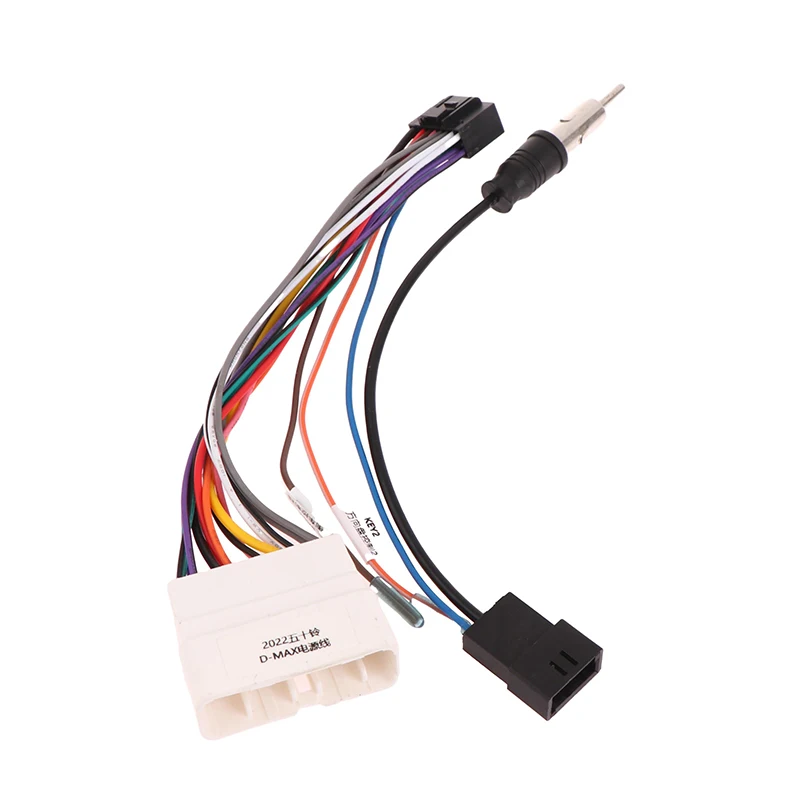 كابل ملاحة طاقة السيارة أندرويد 16PIN محول خط معدل لملحقات خط تسخير Isuzu D-Max