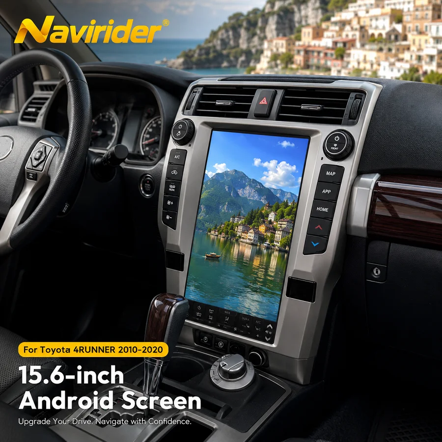 15.6Inch Android Car Radio For Toyota 4Runner 2010-2020 CarPlay GPS Navigation 4G WiFi Multimedia Stereo Touch Screen Head Unit