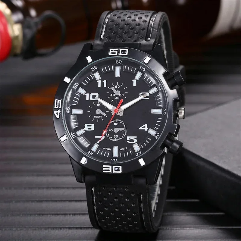 Brand Quartz Men Watches Reloj Hombre Luxury Male Clock Sport Mens Watch Fashion Silicone Strap Student Wristwatches Gift