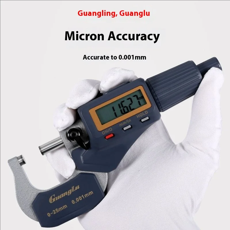 Electronic Digital Display Diameter Micrometer 0-25-50-75-100mm Engraved Line Caliper 0.001 Micrometers Product Category