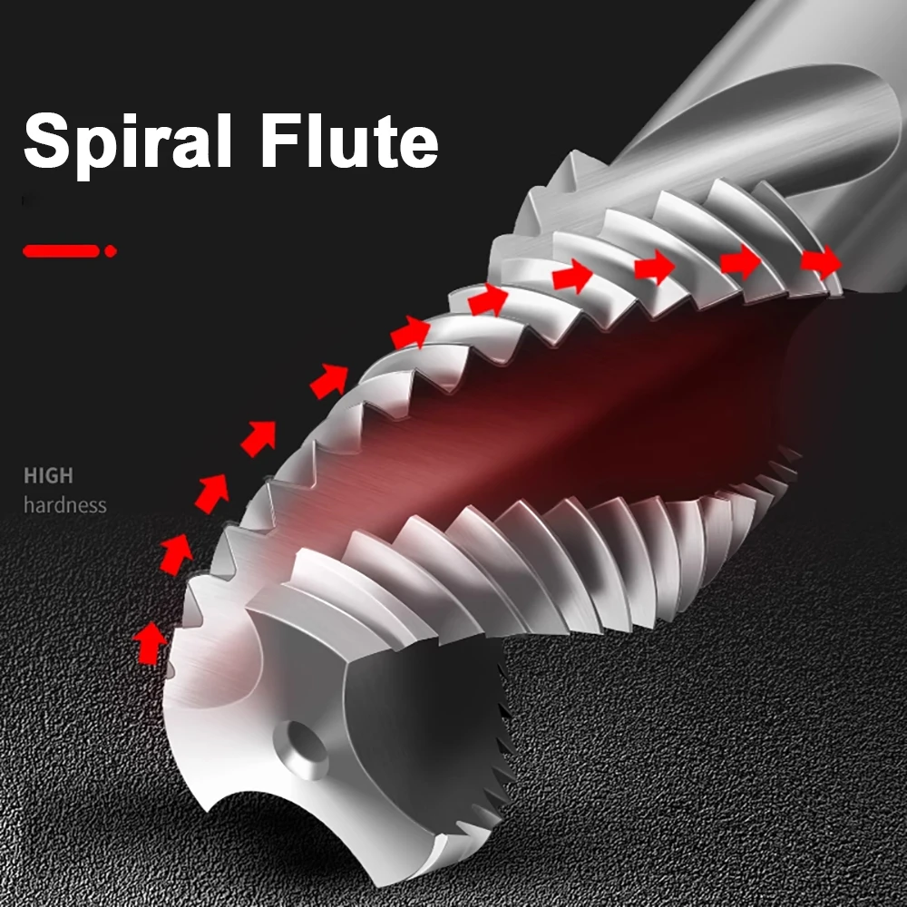 HSS دوامة الناي/الناي المستقيم المسمار خيوط الصنابير مجموعة أدوات لآلة المعادن M2 M3 M4 M5 M6 M8 M10 M12 M16 M20 M24 #3
