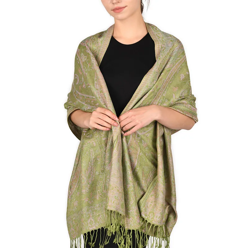 Sciarpa Paisley con stampa di Design hijab per donna scialle in Cashmere Pashmina Lady Wrap sciarpe invernali calde stole in cotone Foulard femminile