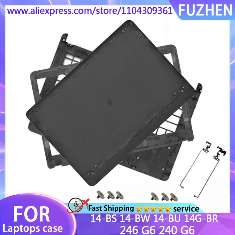 

NEW Cover For 14-BS 14-BW 14-BU 14G-BR 246 G6 240 G6 LCD Rear Cover/Front Frame/Palm Pad/hinge Black