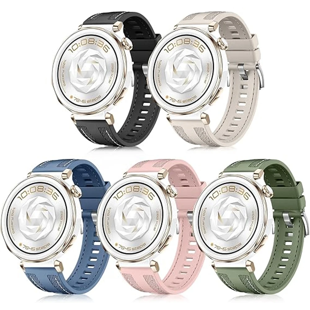 18 مللي متر 22 مللي متر حزام رياضي لساعة هواوي GT 3/4/2e/gt5/gt6 46 مللي متر 41 مللي متر 42 مللي متر نايلون + سوار سيليكون كوريا هواوي ساعة 6 برو باند #3