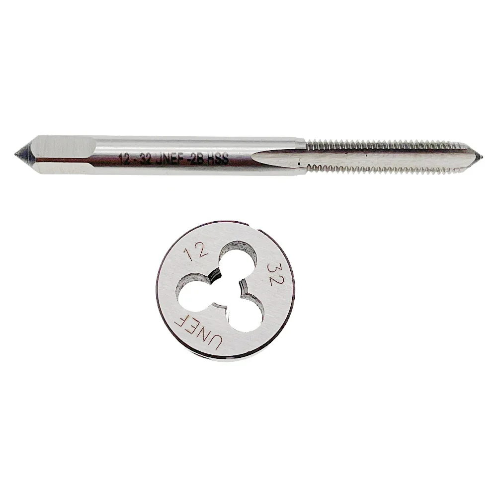 12-32 Tap and Die Set RH Right Hand 12x32 Thread Cutting Threading Tool