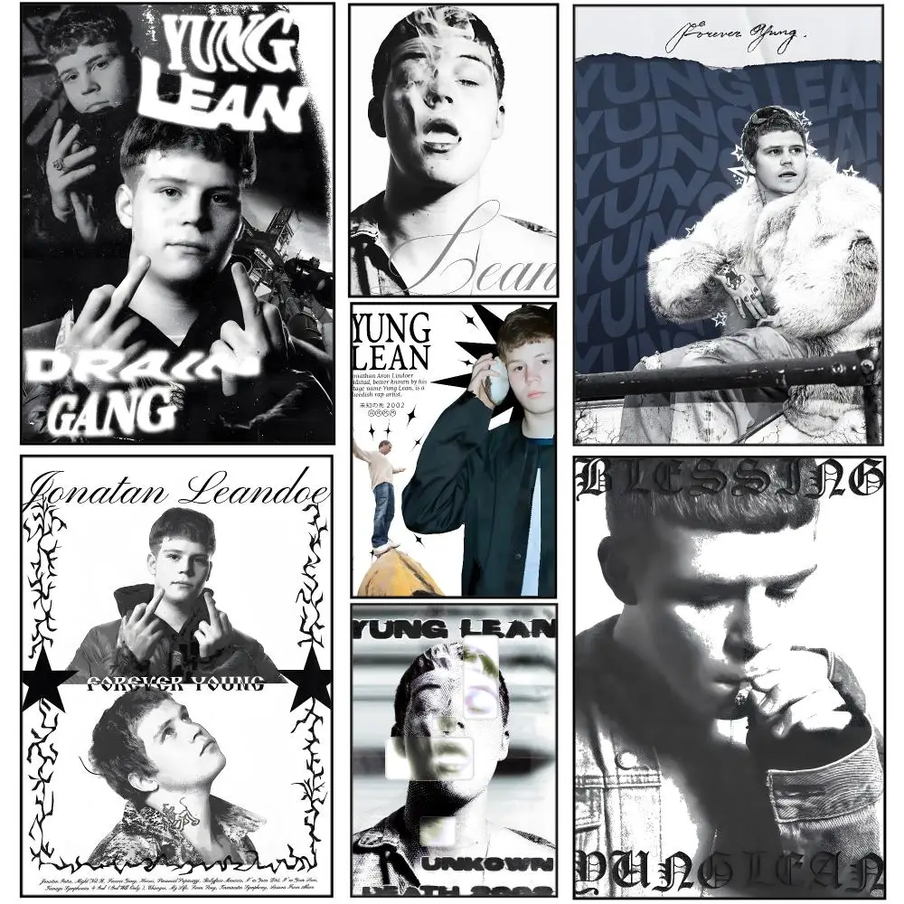 Rapper Singer Y-Yung Lean Poster HD Waterproof Aesthetic Wall For Home Decor Trendy Durable Easy To Apply Art