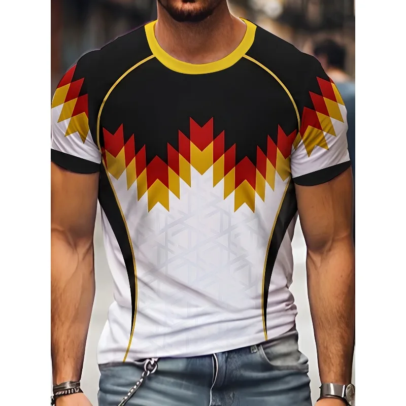 2026 Deutscher Stil Sport-T-Shirt Atmungsaktives Gym-Laufshirt Lockeres Athletisches Kurzarm-Oberteil Sommer Erwachsene Kinder Freizeit-Sportbekleidung