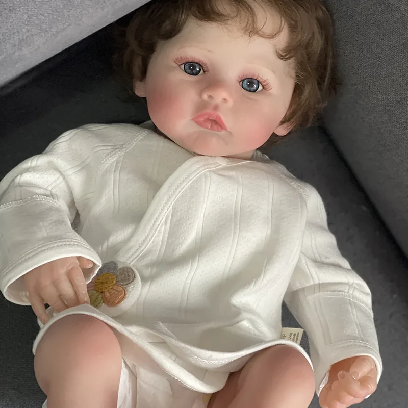 

49CM Newborn Baby Girl Reborn Baby Dols Meadow Soft Cuddly Body Lifelike Soft Touch 3D Skin with Visible Veins Art Doll