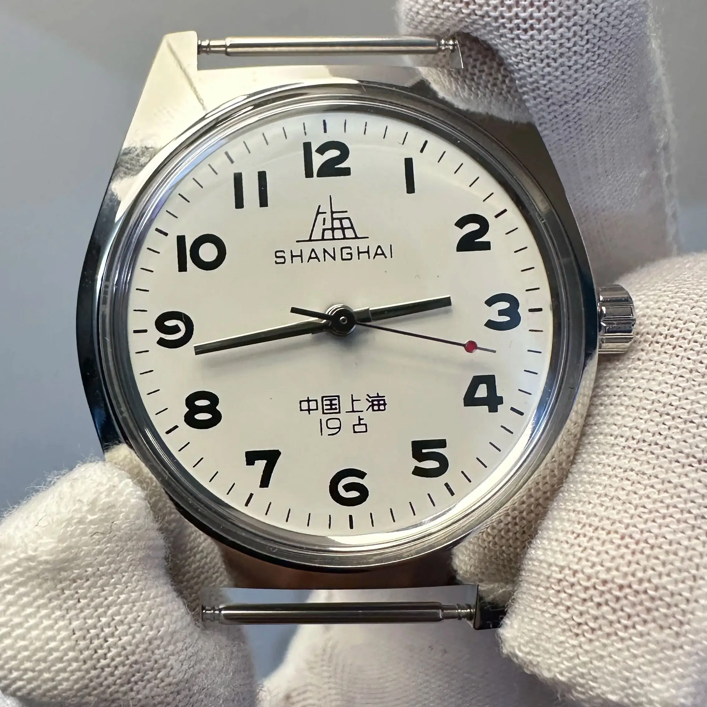 

Vintage Shanghai Watch 7120 36mm Men's Hand-Winding Mechanical Movement/Movimiento Manual Reloj