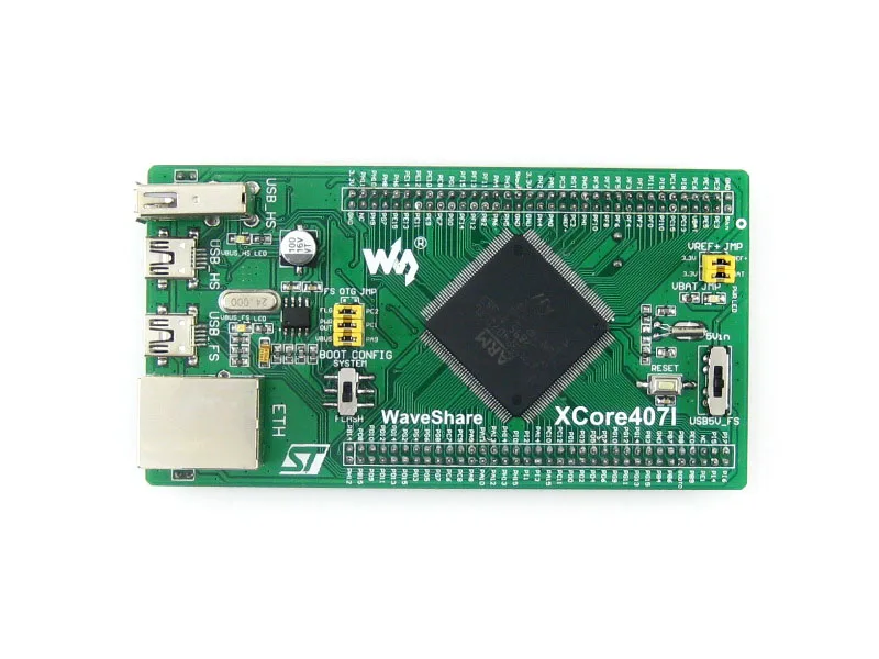 Imagem -05 - Placa de Desenvolvimento Waveshare-stm32 Stm32f407igt6 Usb hs fs Ethernet Nandflash Jtag Swd Lcd Usb para Uart