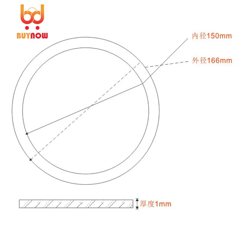 166x150x1mm Outer Diameter: 166mm Dial 360 Degree Dial Mechanical Dial Circular Dial
